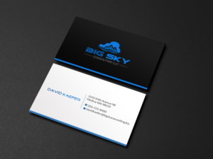 Diseño de Tarjeta de Presentación por Creations Box 2015 para Big Sky Consulting LLC | Diseño: #18665553
