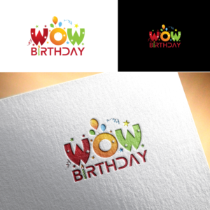 WOW BIRTHDAY | Diseño de Logo por Maxo-Biz