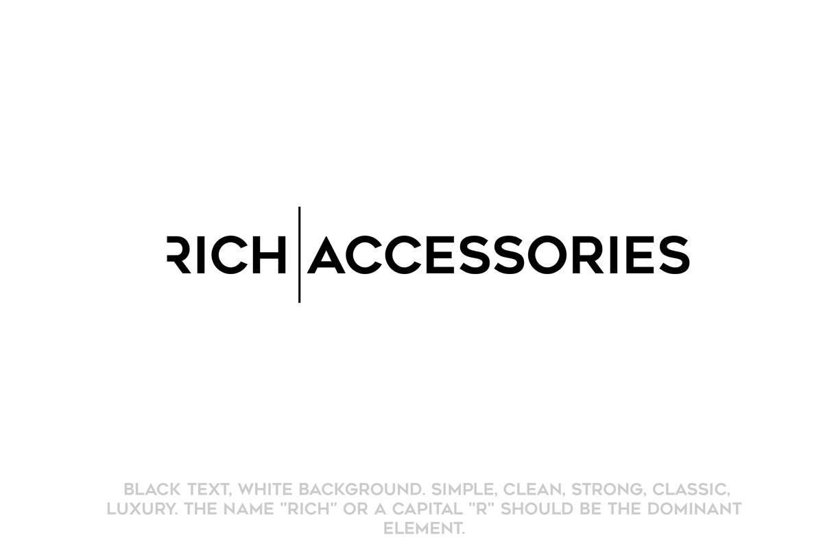 Design de Logo par Aqeel Momin pour Rich Accessories | Design #18655962