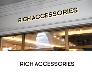 Logo Design by Aqeel Momin for Rich Accessories | Design: #18666177