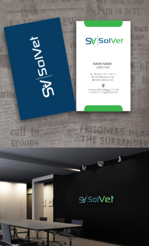 SolVet | Logo Design by zebronicgraphic