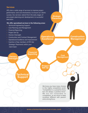 Brochure Design by uk for Element Project Services | Design: #18674722