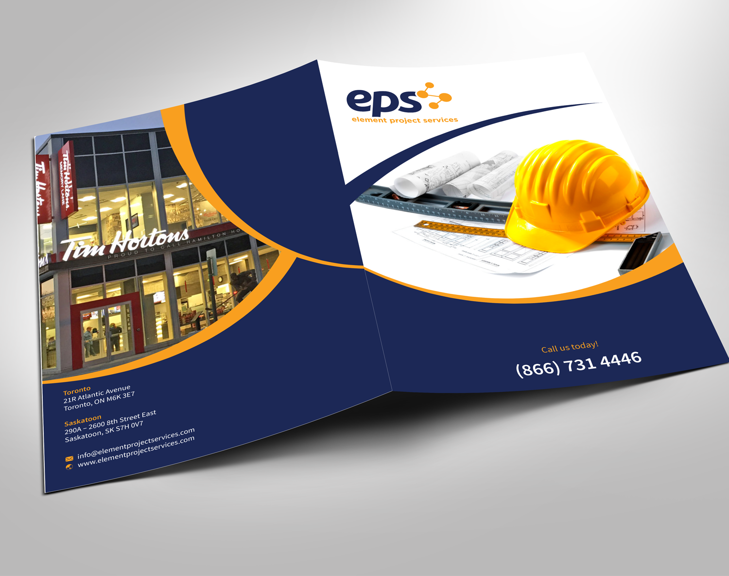 Brochure Design by Shabnum Khan for Element Project Services | Design #18672699