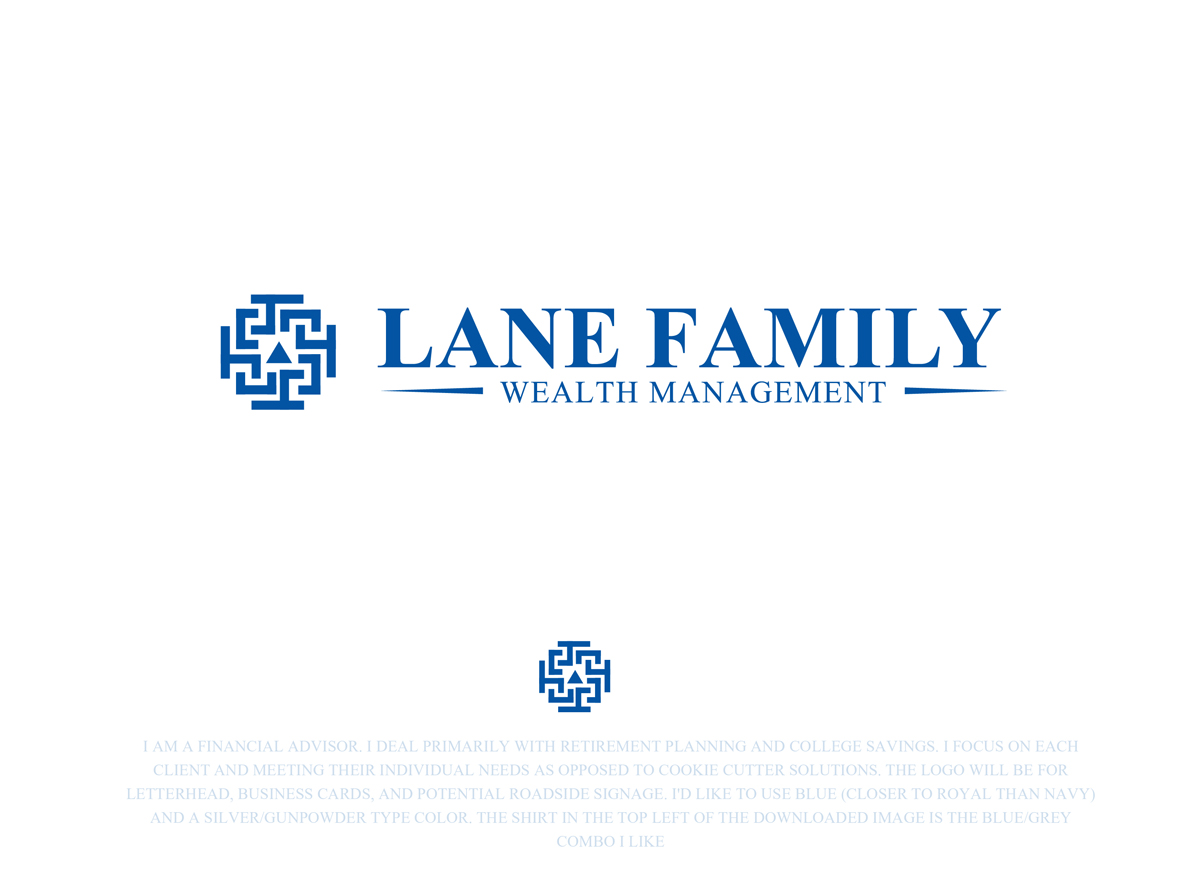 Diseño de Logo por Aqeel Momin para Lane Family Wealth Management | Diseño #18666273