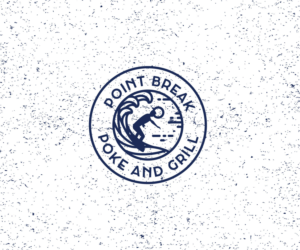 Point Break Poke and Grill | Logo Design by 91.kremena.petrova