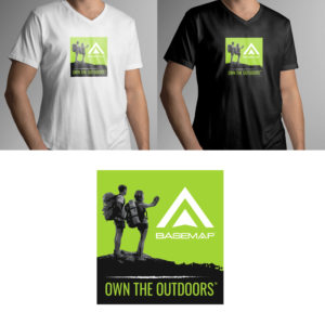 Mapping App Company needs T-Shirt Designs for outfoors people | Diseño de Camiseta por see why
