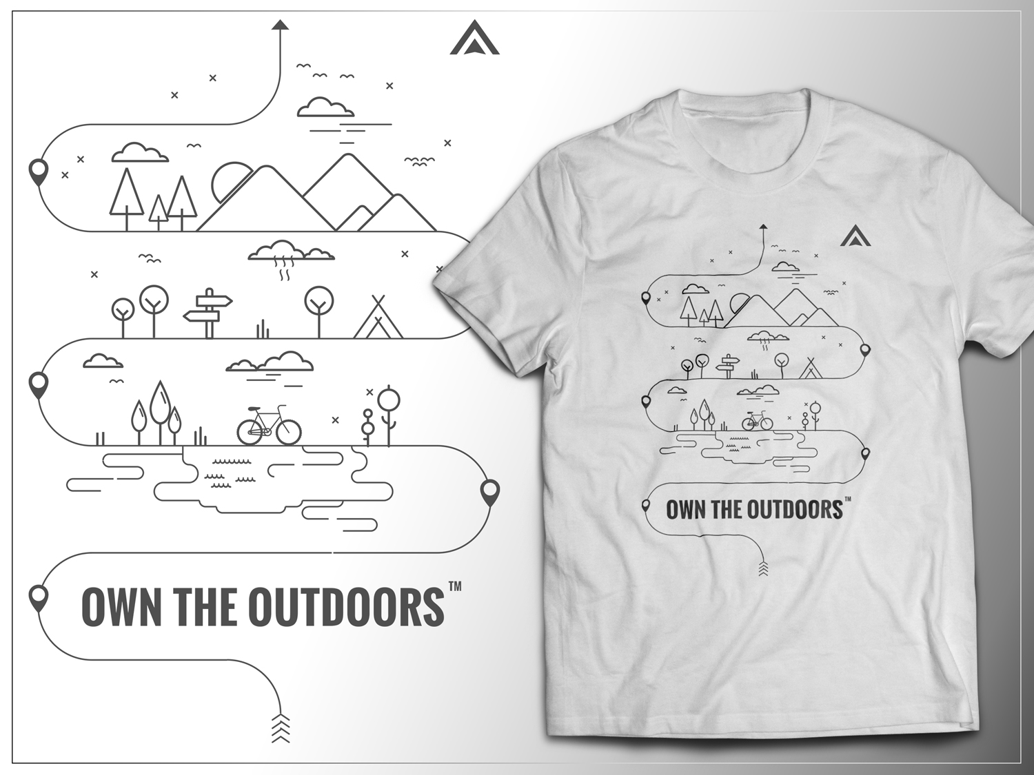T-shirt Design by Tomi and Edó for BaseMap | Design #18687442