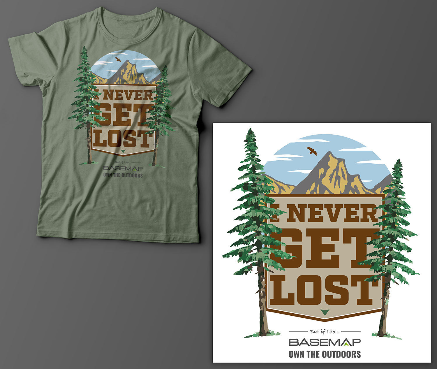Diseño de Camiseta por Erik Devos para BaseMap | Diseño #18681599