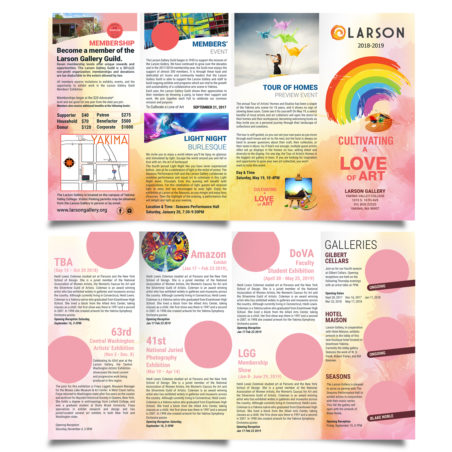 Brochure Design by uk for Larson Gallery | Design #18663544