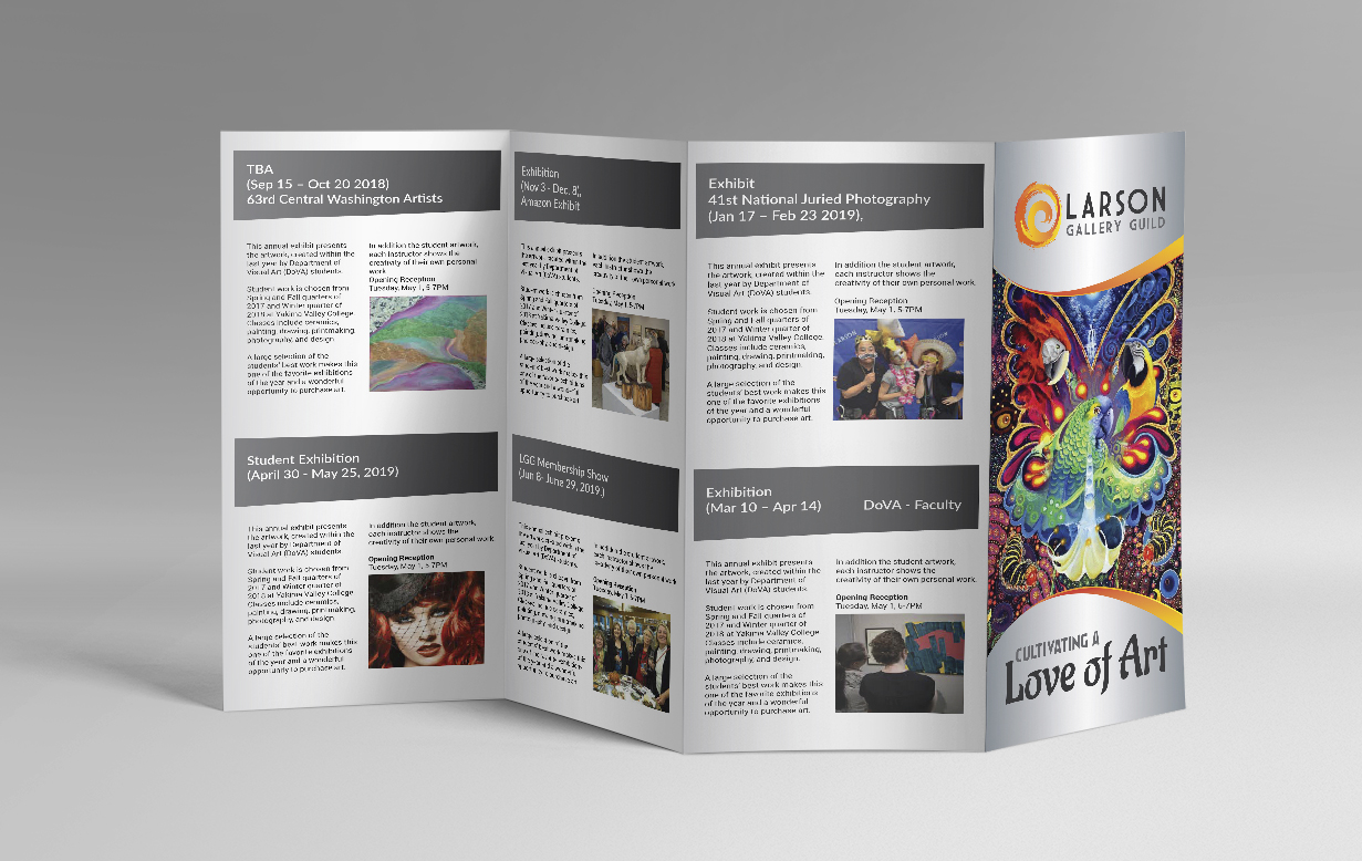 Brochure Design by Deziners Zone for Larson Gallery | Design #18659894