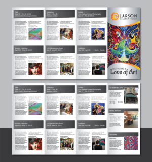 Brochure Design by Deziners Zone for Larson Gallery | Design: #18659895