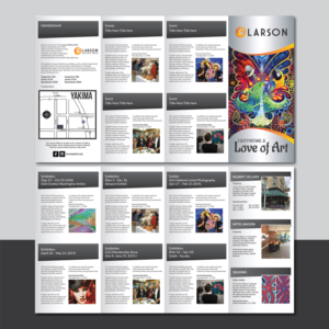 Brochure Design by Deziners Zone for Larson Gallery | Design: #18671402