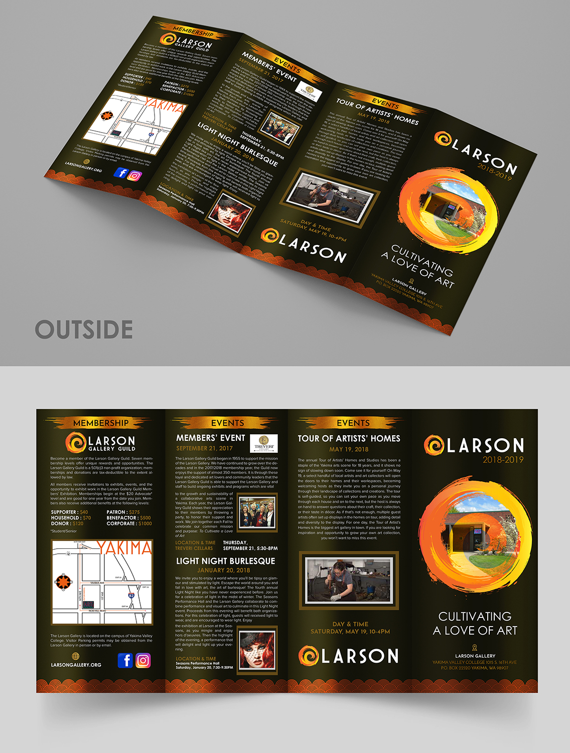 Brochure Design by SAI DESIGNS for Larson Gallery | Design #18663942