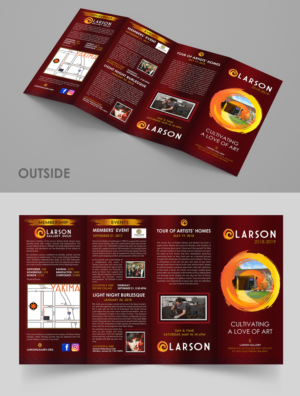 Brochure Design by SAI DESIGNS for Larson Gallery | Design #18674544