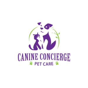 Canine Concierge pet care (Canine Concierge being the company name and pet care the descriptor) | Logo Design by ReDoDesigns