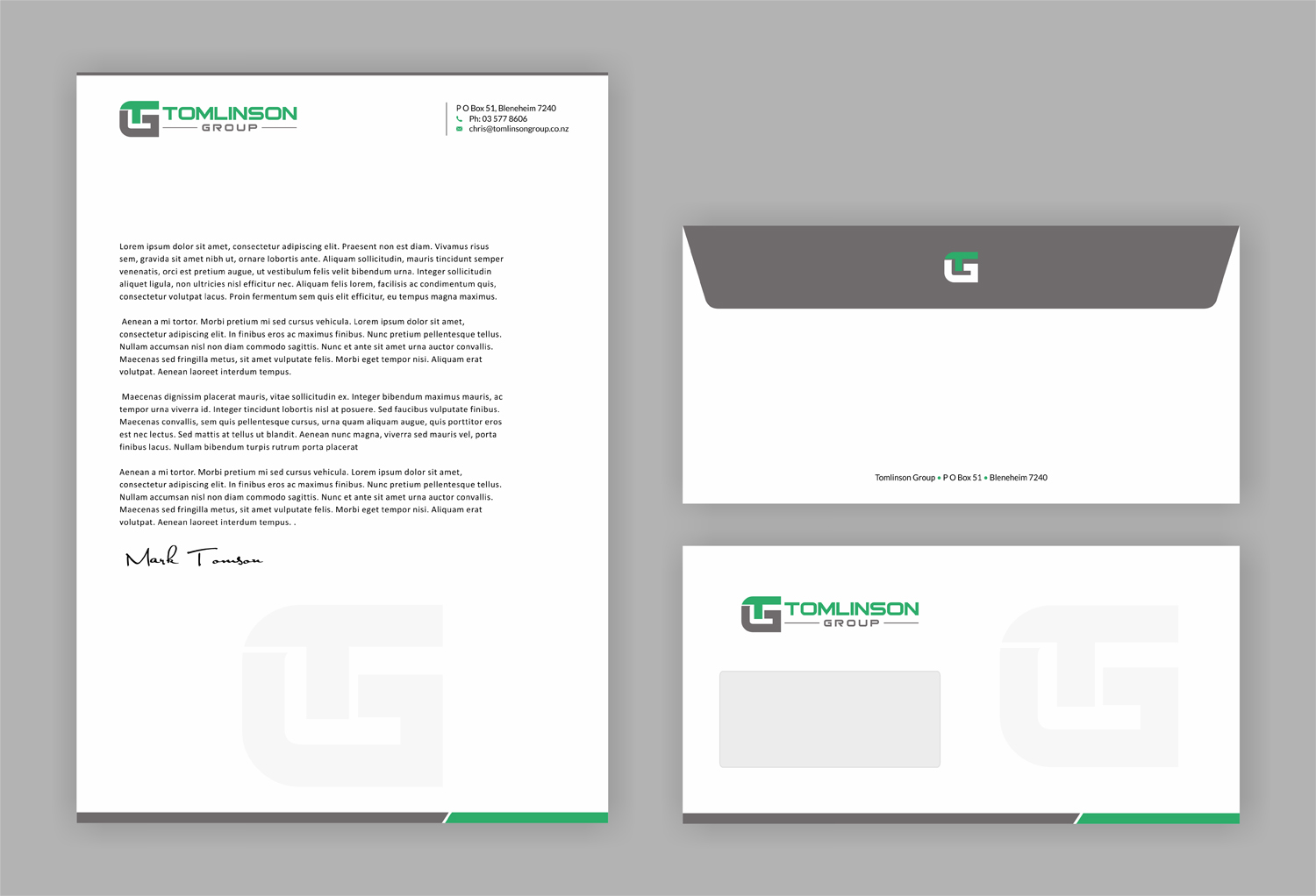 Design En-Tête par SKYdesign pour Tomlinson Group | Design #18720621