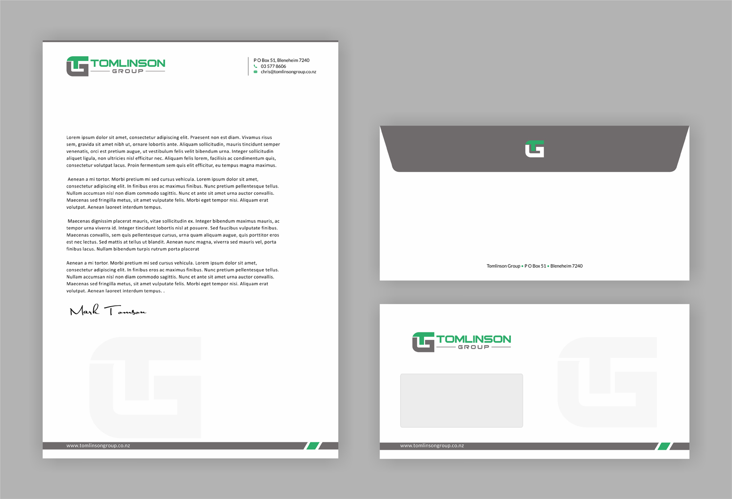 Design En-Tête par SKYdesign pour Tomlinson Group | Design #18720631