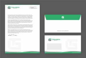 Letterhead design - Tomlinson Group | Design En-Tête par SKYdesign
