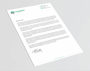 Letterhead Design by Infinitive Technology for Tomlinson Group | Design: #18683722