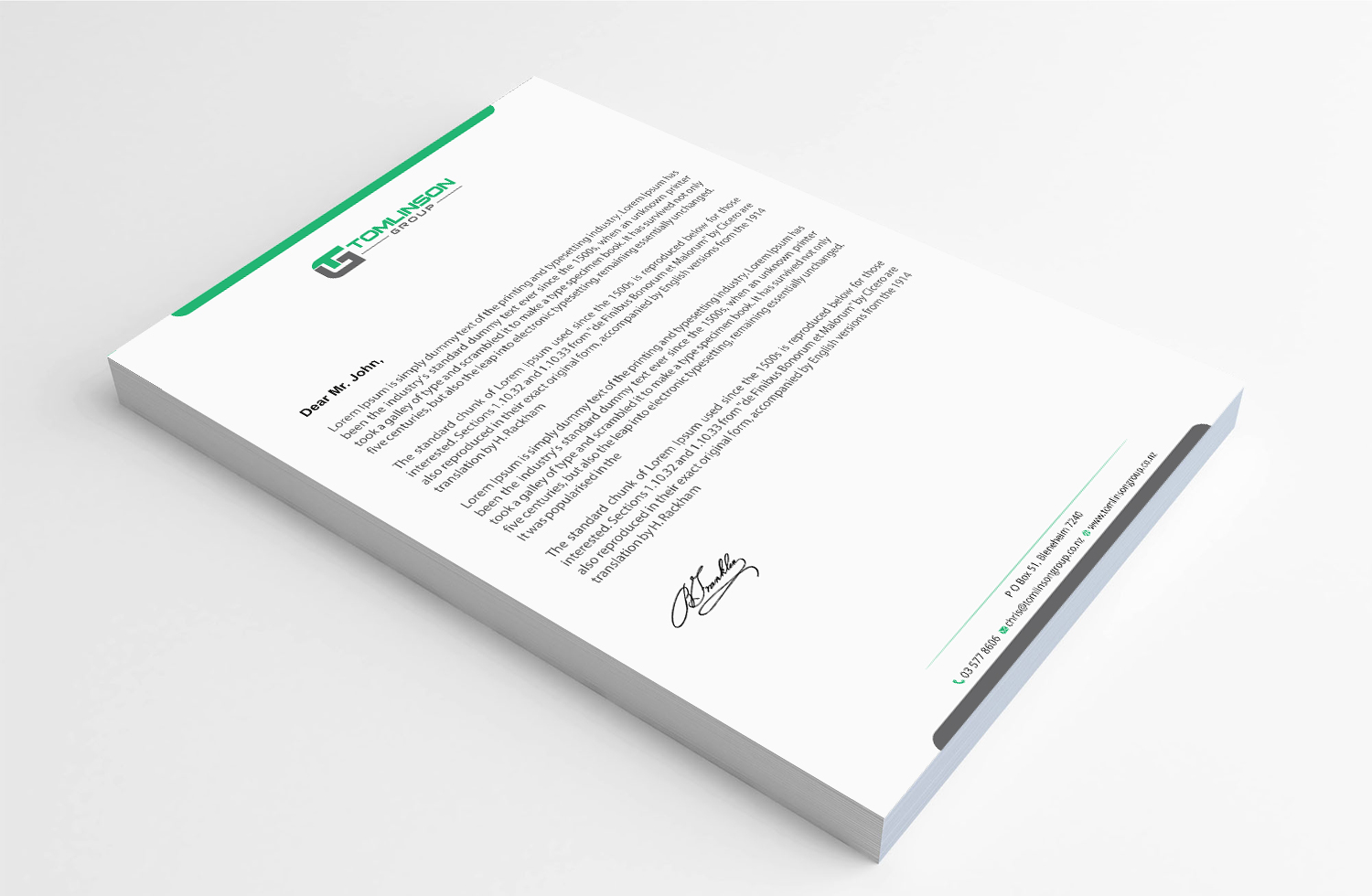 Design En-Tête par Infinitive Technology pour Tomlinson Group | Design #18692819