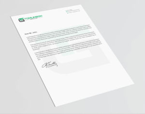 Letterhead Design by Infinitive Technology for Tomlinson Group | Design: #18706194