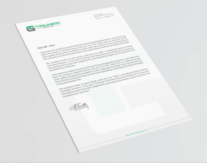 Letterhead Design by Infinitive Technology for Tomlinson Group | Design: #18706247