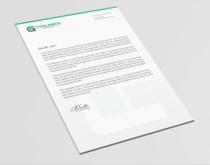 Letterhead Design by Infinitive Technology for Tomlinson Group | Design: #18706332