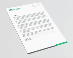 Letterhead Design by Infinitive Technology for Tomlinson Group | Design: #18706484