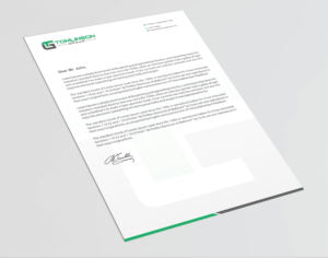 Letterhead design - Tomlinson Group | Design En-Tête par Infinitive Technology