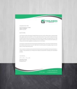 Design En-Tête par Creations Box 2015 pour Tomlinson Group | Design : #18675986