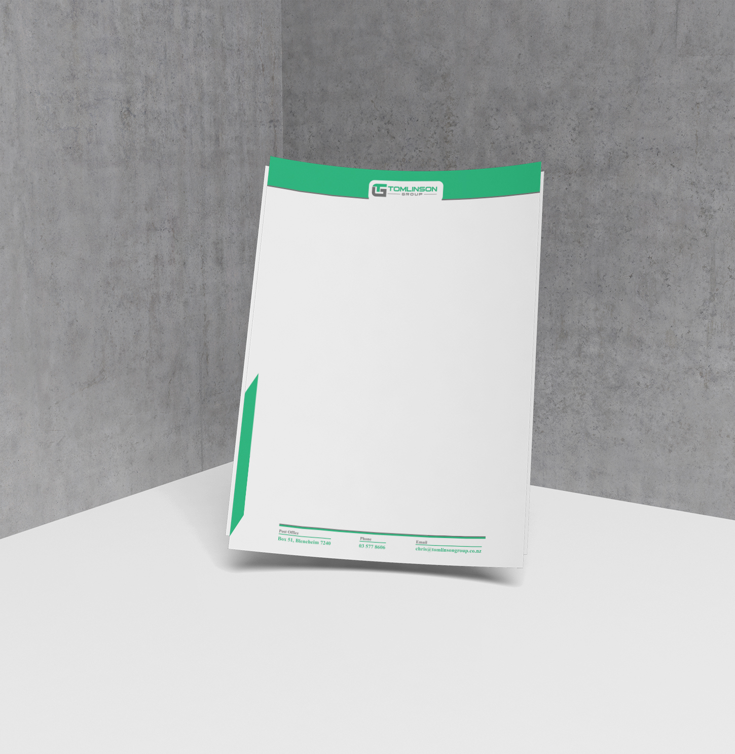 Diseño de Membrete por Hossain M. Rezwan para Tomlinson Group | Diseño #18733425