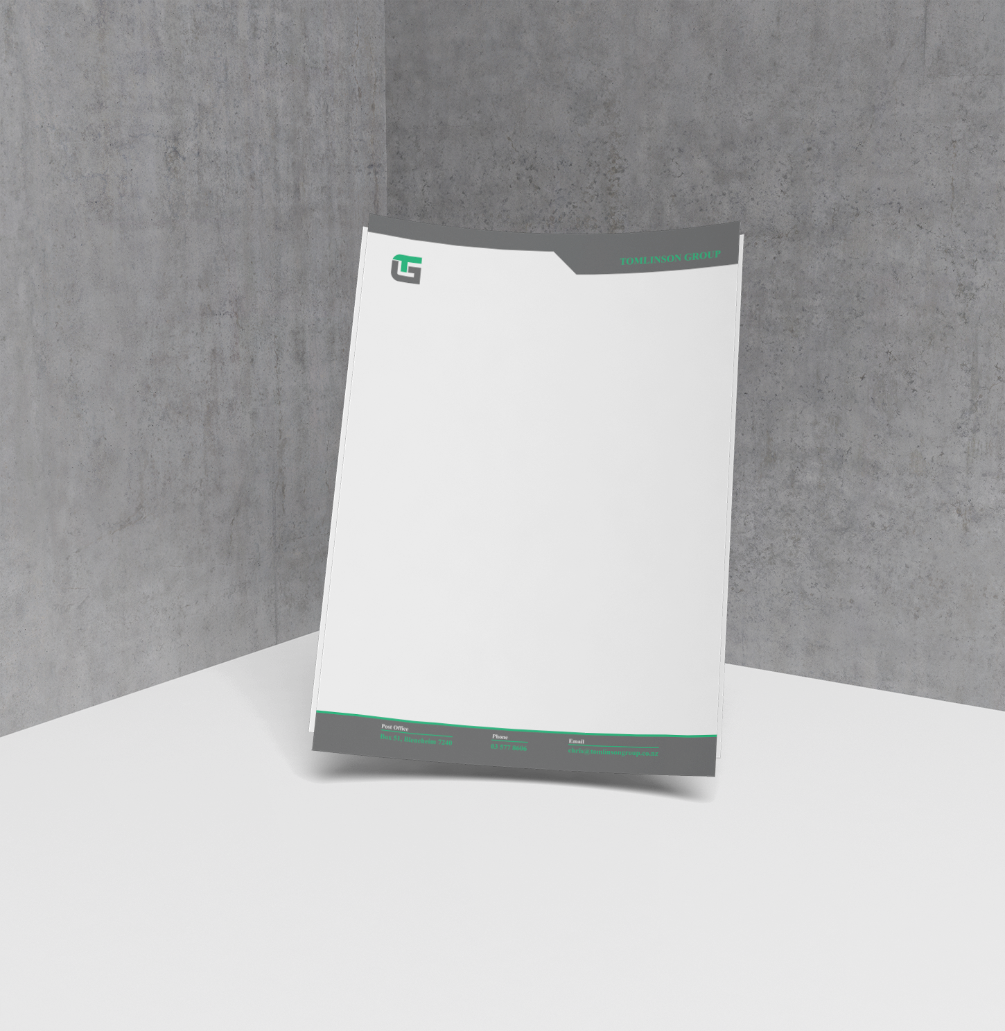 Diseño de Membrete por Hossain M. Rezwan para Tomlinson Group | Diseño #18733480
