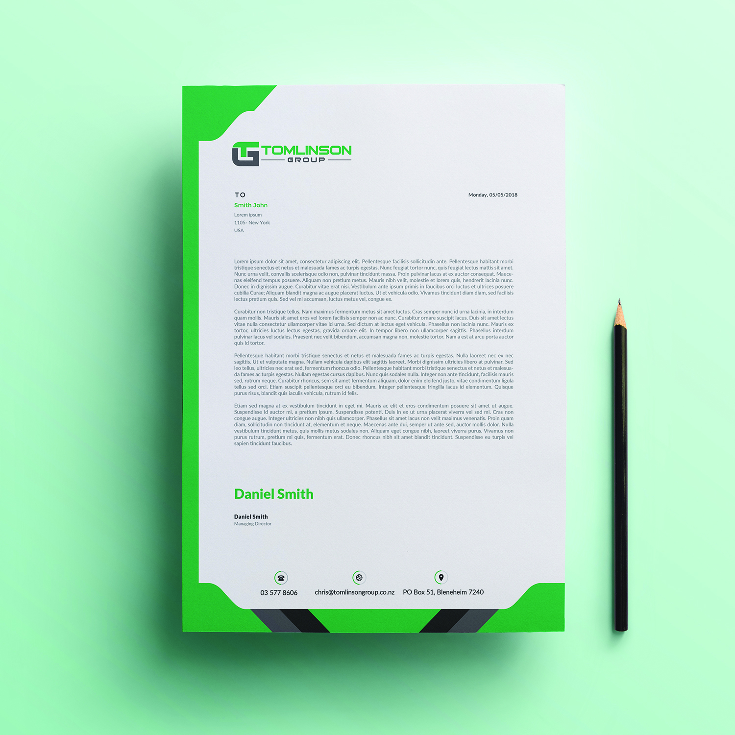 Design En-Tête par Mishuy pour Tomlinson Group | Design #18665132