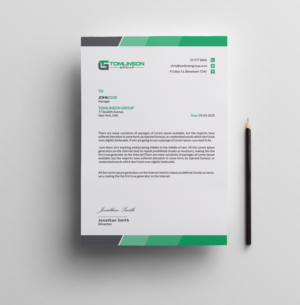 Design En-Tête par TechArt 3 pour Tomlinson Group | Design : #18674343