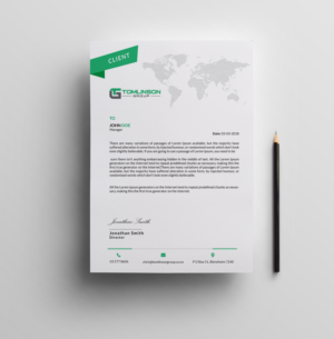 Design En-Tête par TechArt 3 pour Tomlinson Group | Design : #18675618