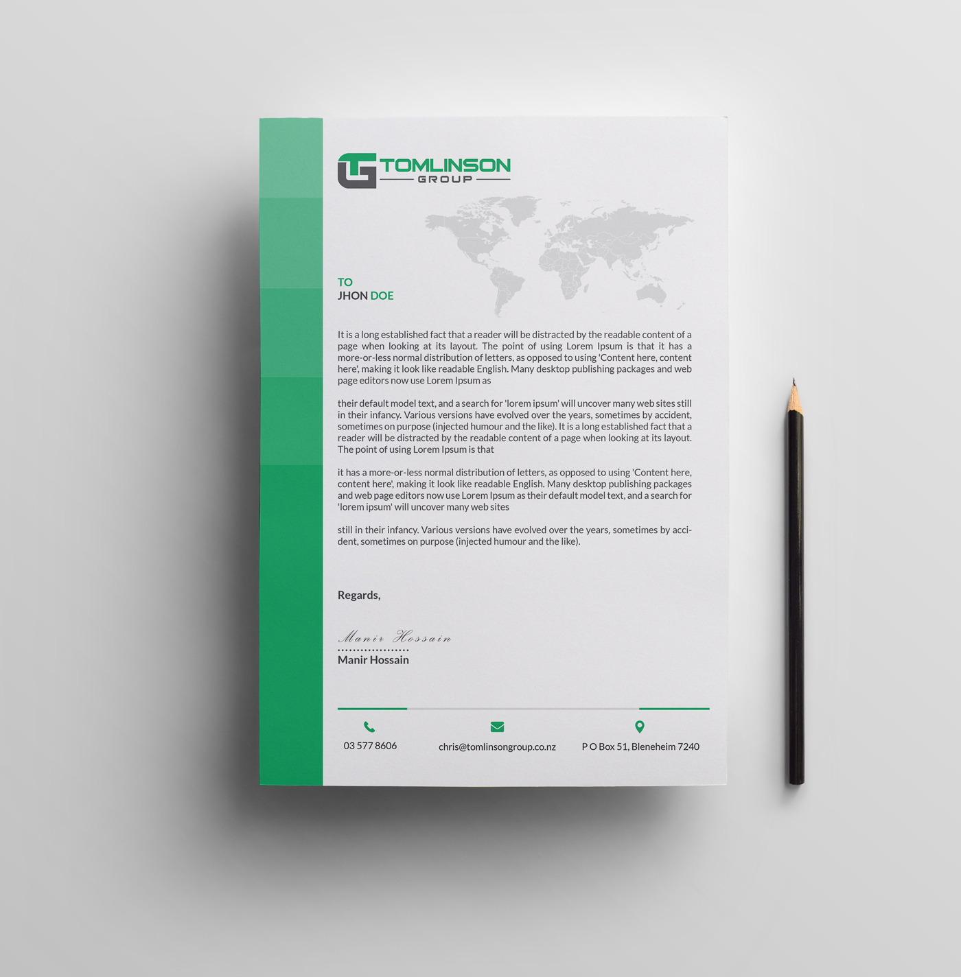 Design En-Tête par TechArt 3 pour Tomlinson Group | Design #18675724