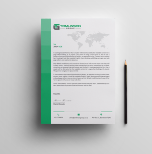 Design En-Tête par TechArt 3 pour Tomlinson Group | Design : #18675724