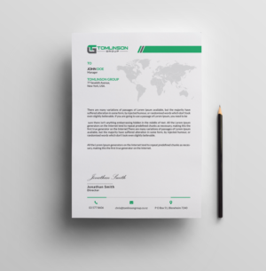 Design En-Tête par TechArt 3 pour Tomlinson Group | Design : #18675817