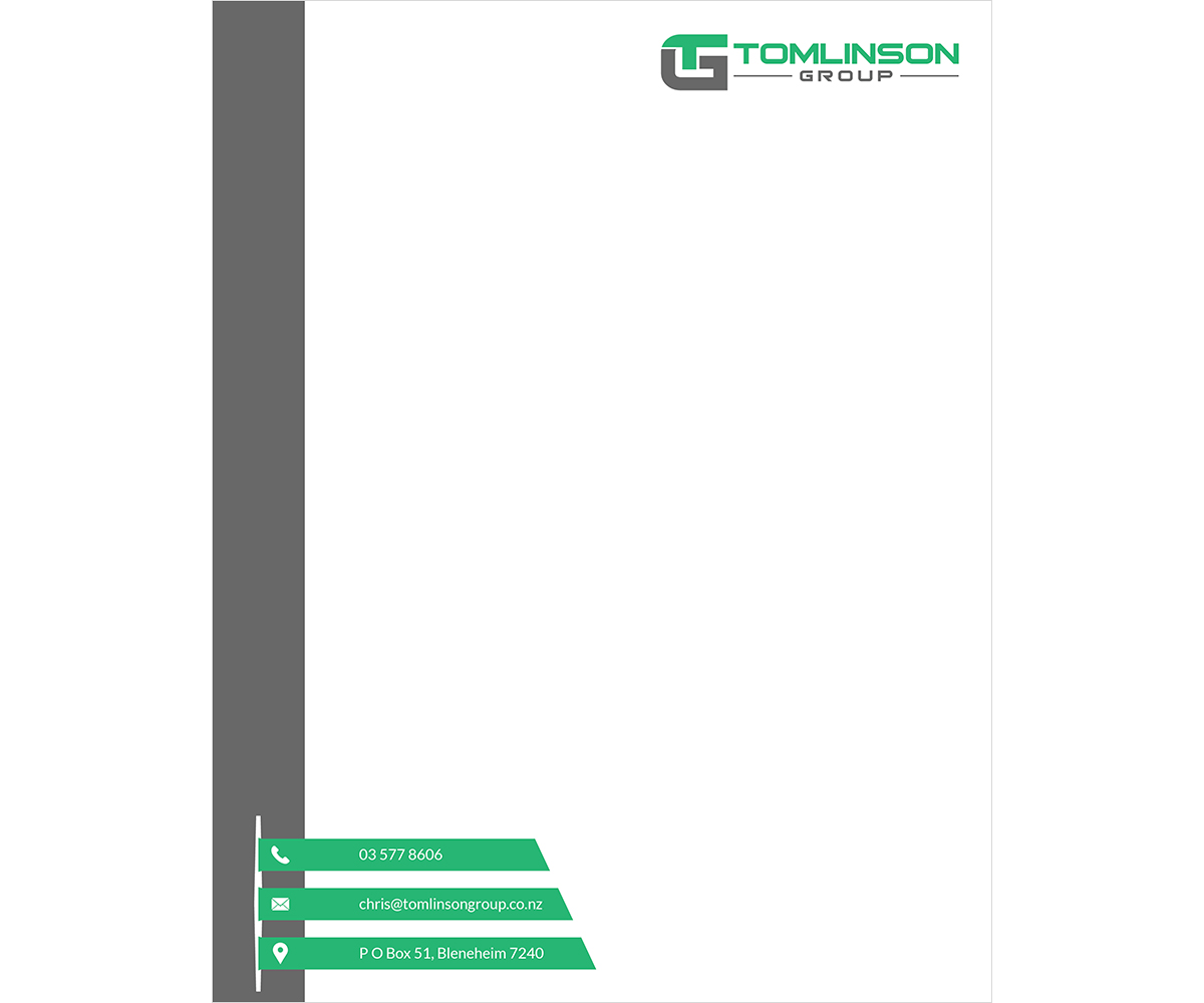 Letterhead Design by Akib75 for Tomlinson Group | Design #18698701