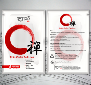 Package design for pain relief patches  | Packaging Design by ZEKKOUR Fouzi