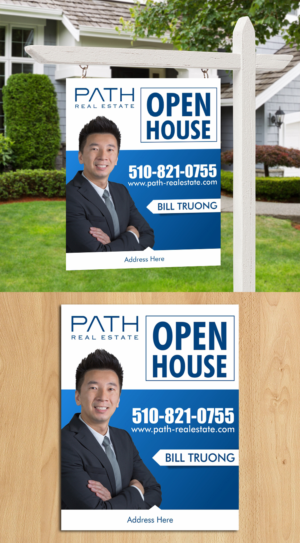 Real Estate Open House A Frame Sign | Poster Design by ecorokerz