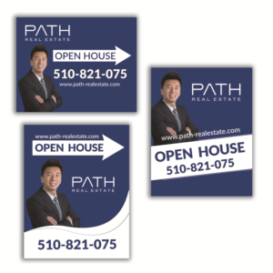 Real Estate Open House A Frame Sign | Diseño de Póster por Mishuy