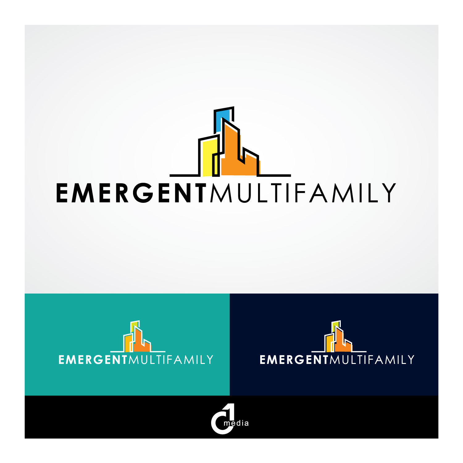 Logo Design by C1 Media for Emergent Multifamily | Design #18909076