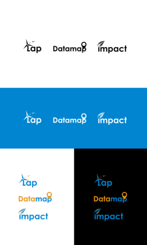 Lap, Datamap, Impact | Logo Design by logo_s