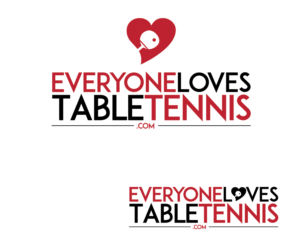 EveryoneLovesTableTennis.com | Logo Design by Pv_999