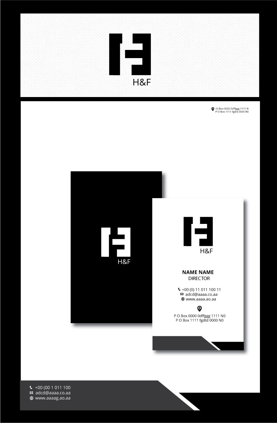 Logo Design by zebronicgraphic for H&F  | Design #18666271