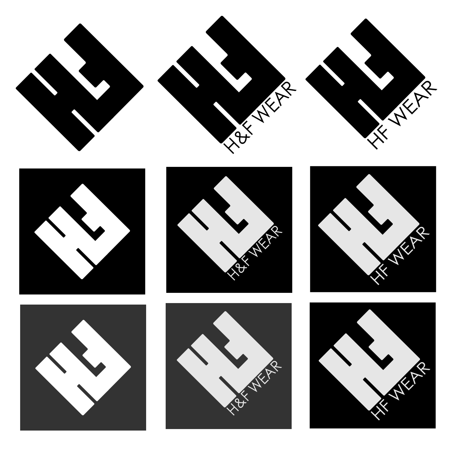 Elegant, Playful, Clothing Logo Design For H&F In United States Elegant, Playful, Clothing Logo Design For H&F In United States