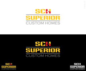sch /    superior custom homes | Logo Design by conrad design