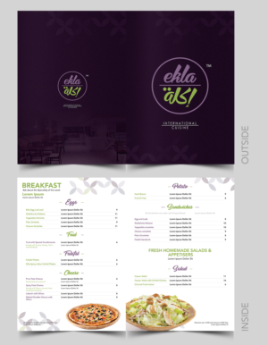 Menu Design by SAI DESIGNS