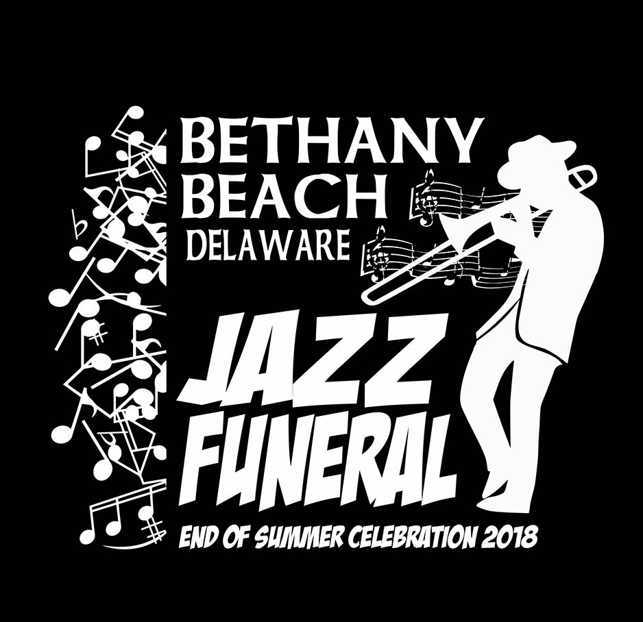 T-shirt Design by NILDesigns for BETHANY BEACH JAZZ FUNERAL | Design #18833616